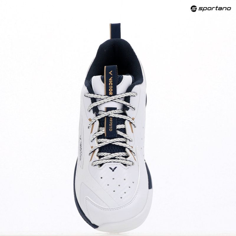 Vyriški badmintono batai VICTOR A970TD AX bright white/light gold 13