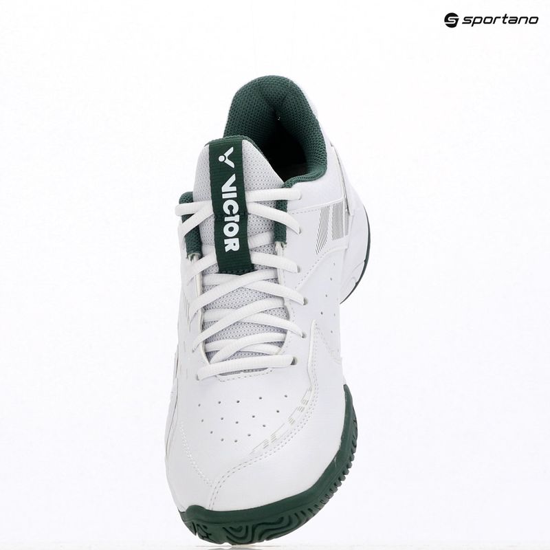 Vyriški badmintono batai VICTOR P8500CLS AG bright white/hunter green 12