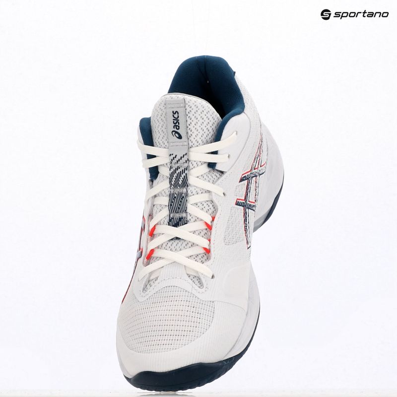 Vyriški batai ASICS Netburner Ballistic FF 4 balta/mako mėlyna 12