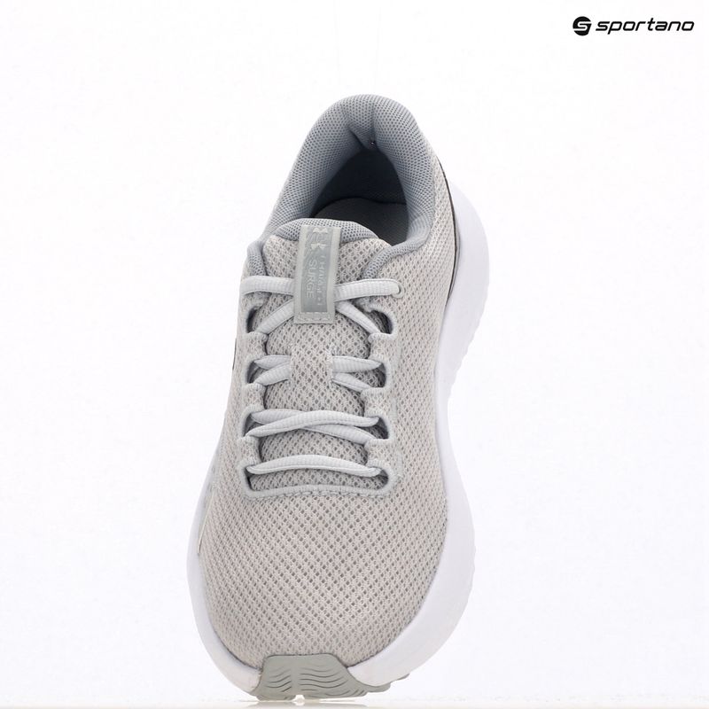 Moteriški bėgimo batai Under Armour Charged Surge 4 halo gray/metallic silver/metallic silver 9
