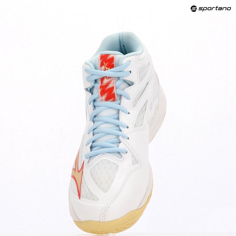 Moteriški tinklinio batai Mizuno Thunder Blade Z Mid white/calypso coral/pale banan 9