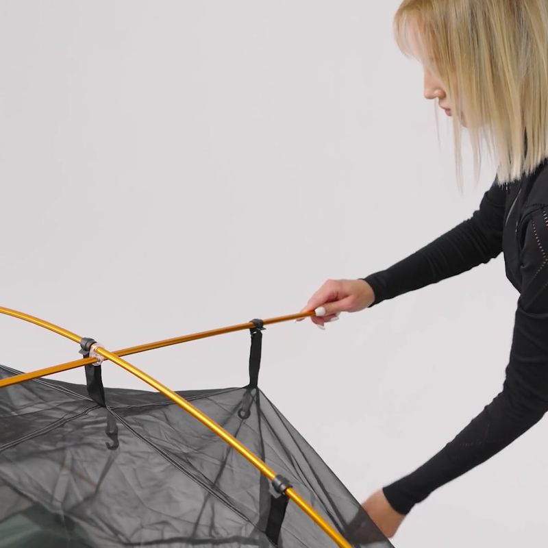 Ultralengvas 2 asmenų žygio palapinė KADVA EXPEDIT 2 PRO pilkai žalia 23
