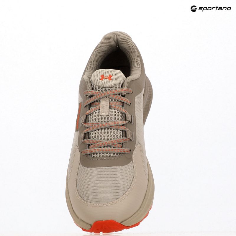 Vyriški bėgimo batai Under Armour Charged Bandit Trail 3 timberwolf taupe/taupe dusk/surplus orange 9
