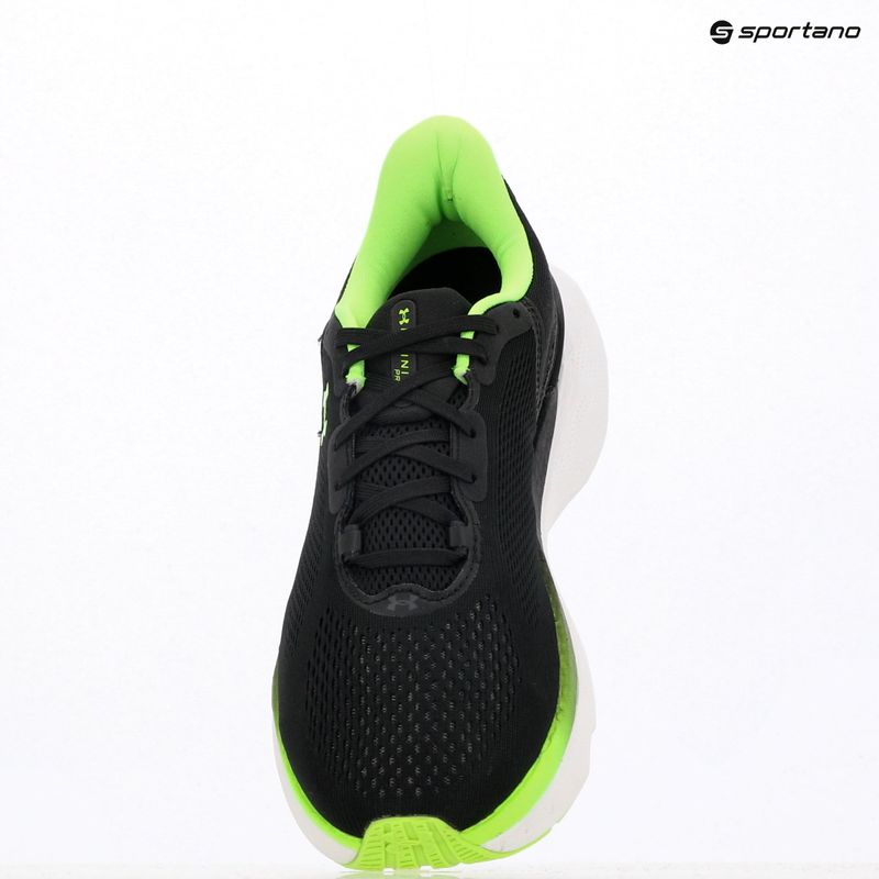 Vyriški bėgimo batai Under Armour Innfinite Pro 2 black/hyper green/hyper green 9