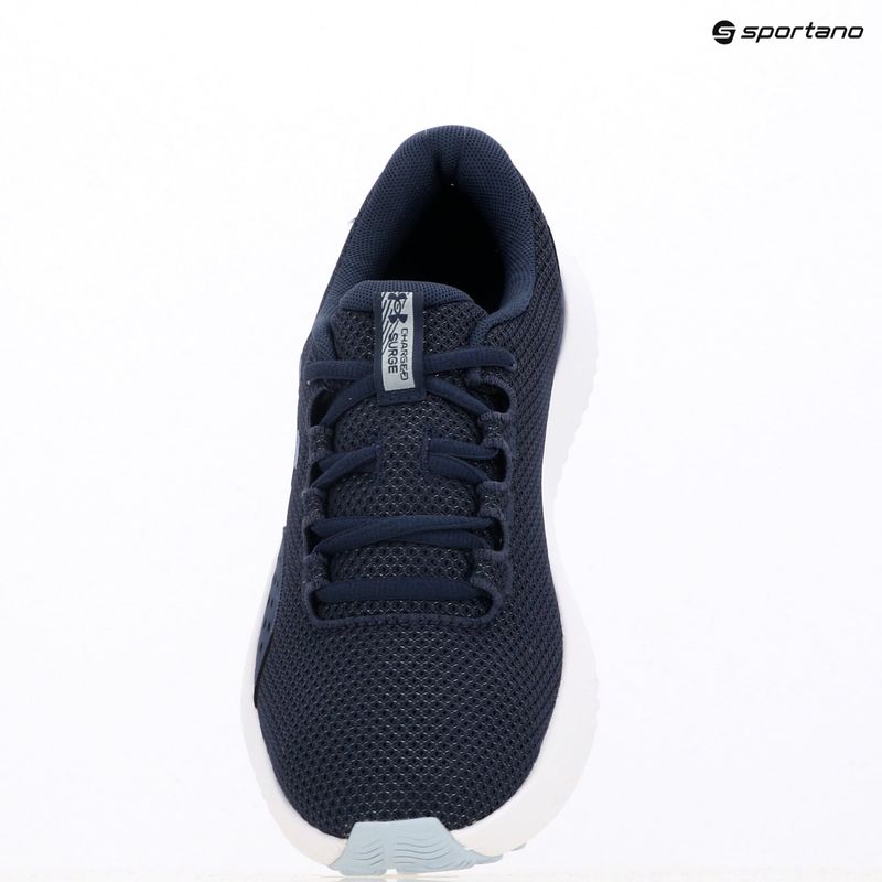 Moteriški bėgimo batai Under Armour Charged Surge 4 washed navy/blue calm/metallic blue calm 9