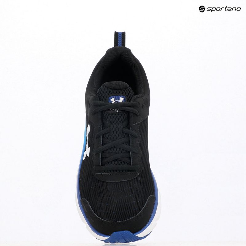 Vyriški bėgimo batai Under Armour Charged Assert 10 black/royal/white 9