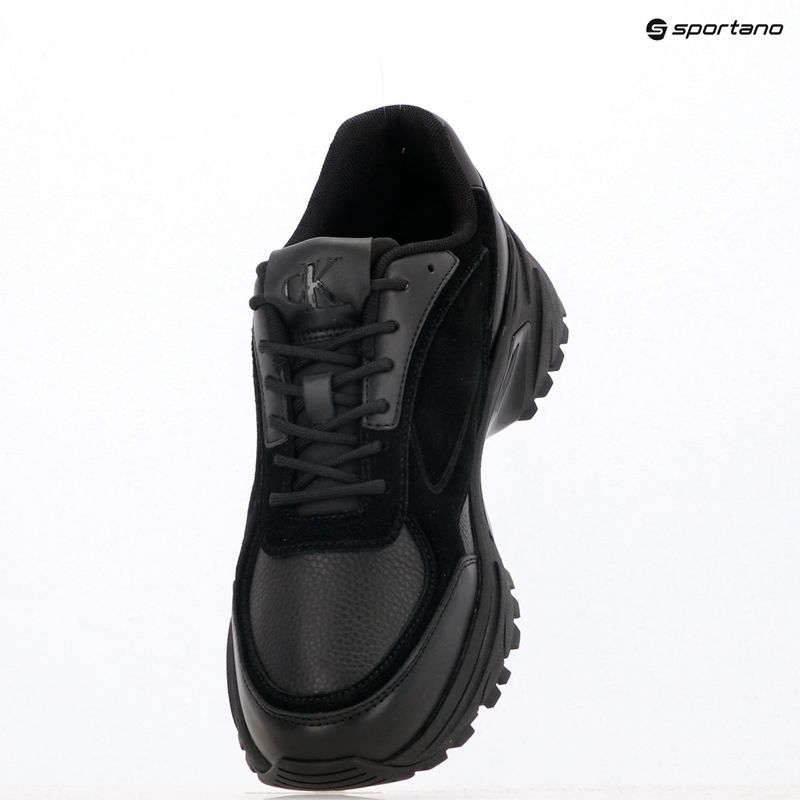 Vyriški batai Calvin Klein YM0YM01289 Hike Runner HF Leather Mix triple black 9