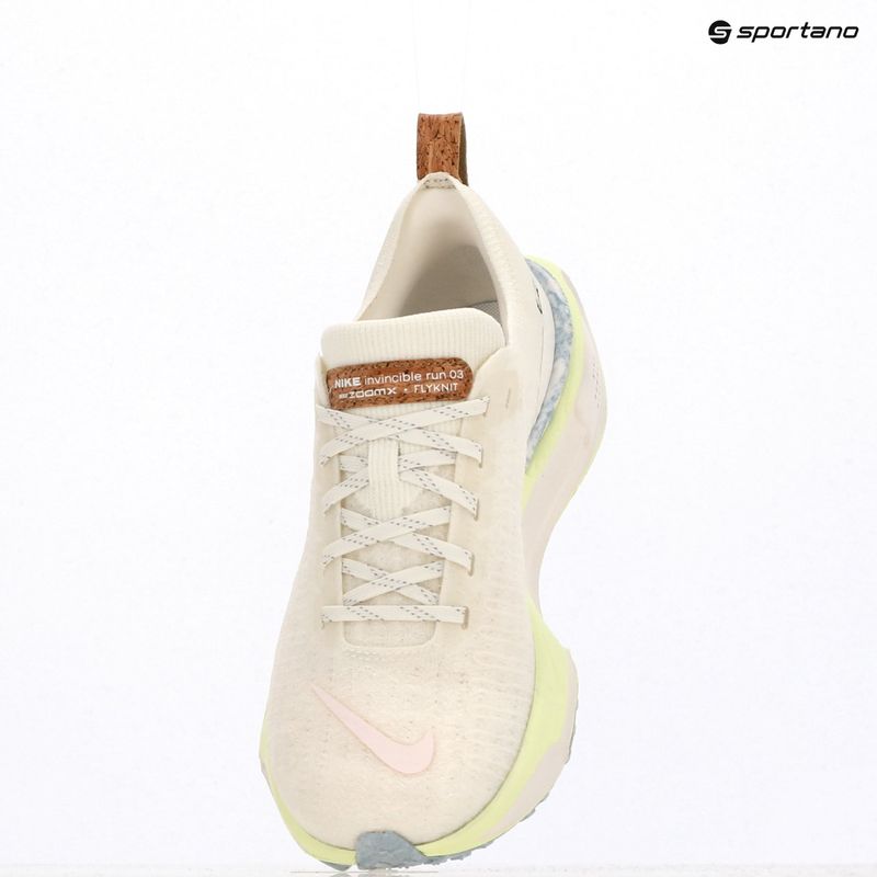 Moteriški bėgimo batai Nike Invincible 3 sail/pink foam/sail/football grey 9