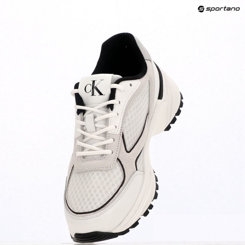 Moteriški batai Calvin Klein YW0YW02009 Hike Runner Mesh Mix MET MG bright white/black 9