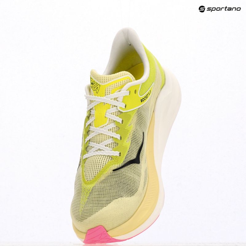Bėgimo bateliai HOKA Rocket X 3 sunlight/neon hoka citrus 13