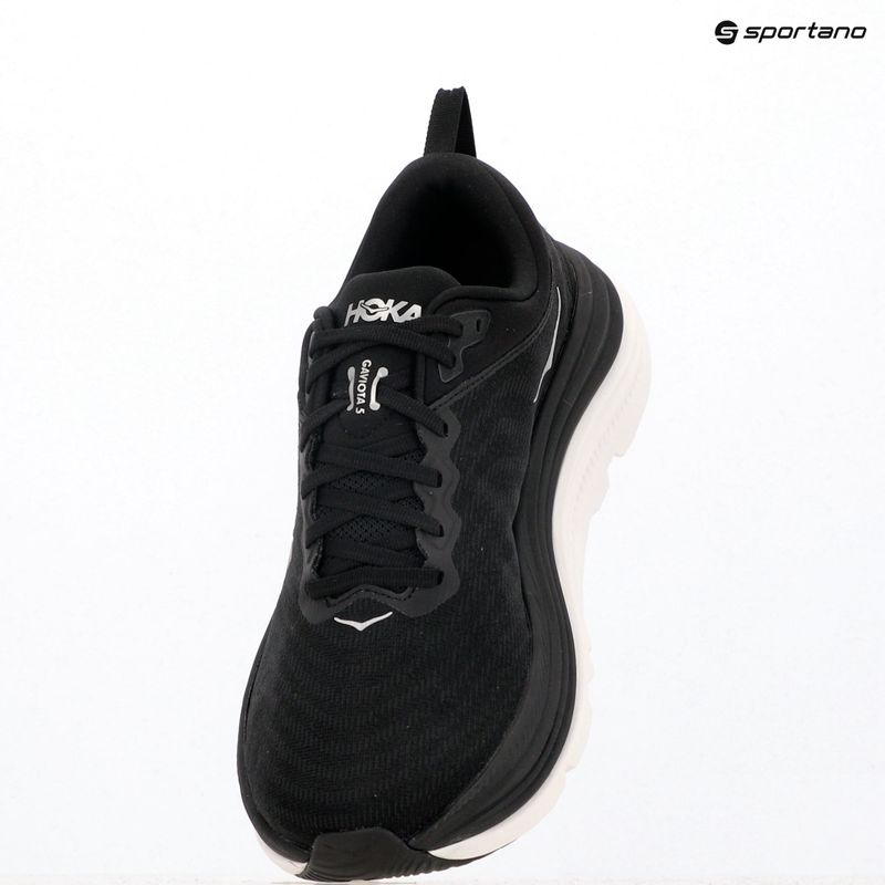 Vyriški bėgimo bateliai HOKA Gaviota 5 Wide black/white 9