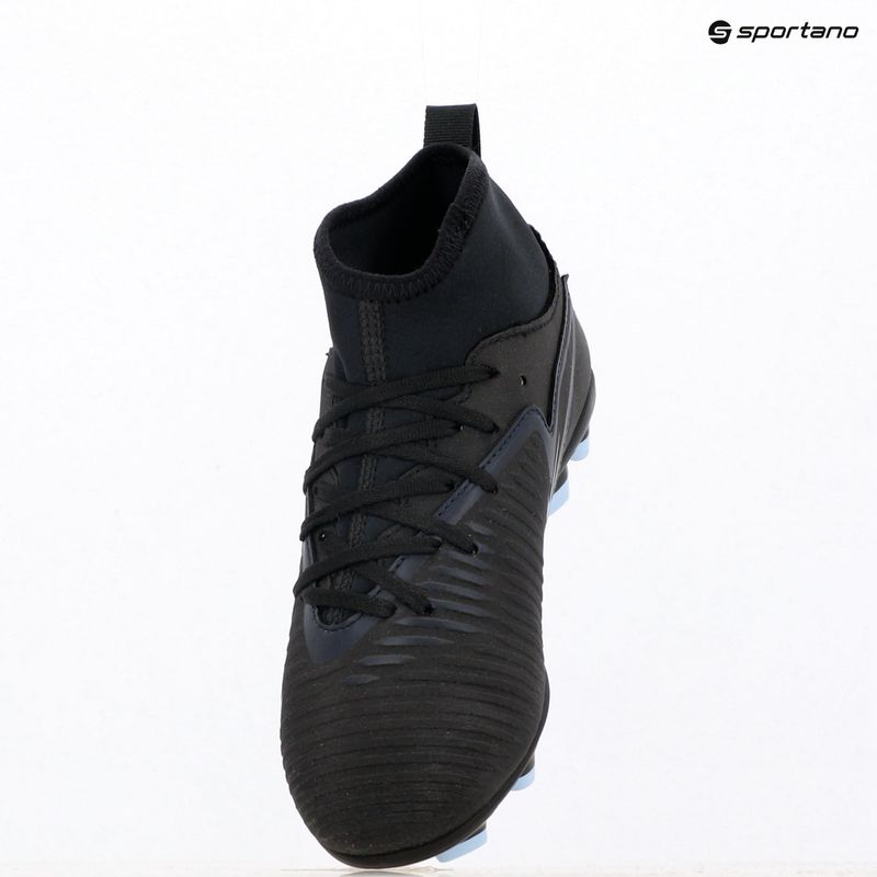 Nike Phantom 6 High Club FG/MG juodos/juodos spalvos vaikiški futbolo bateliai 13