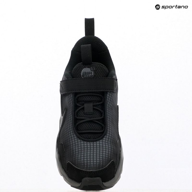 Nike Air Max Nova vaikiški bateliai juodi/antracitiniai/šaltai pilki/vulfo pilki 19