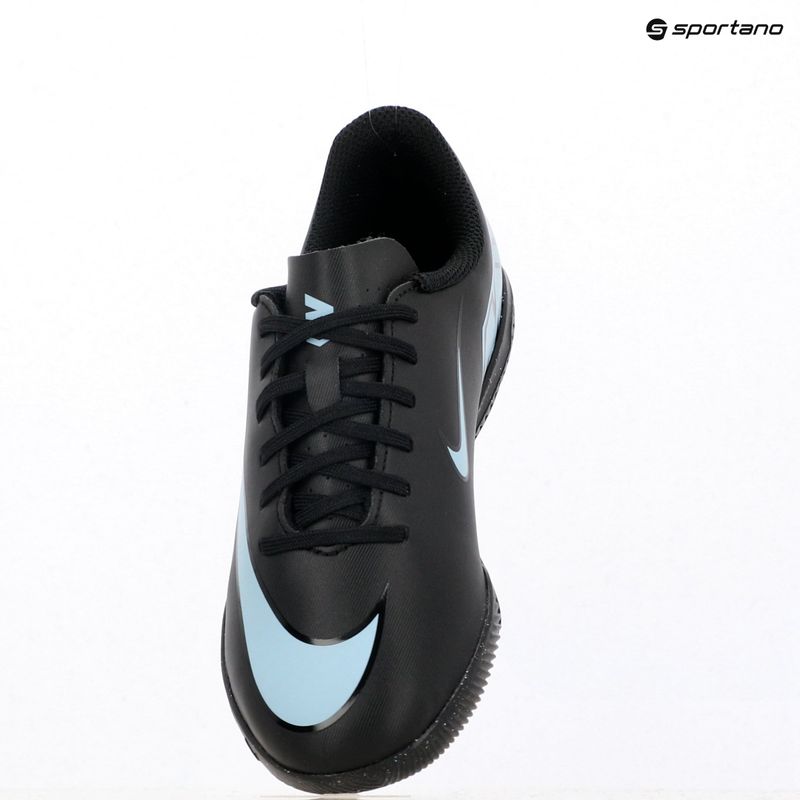 Vaikiški futbolo bateliai Nike Mercurial Vapor 16 Club IC black/ice blue 18