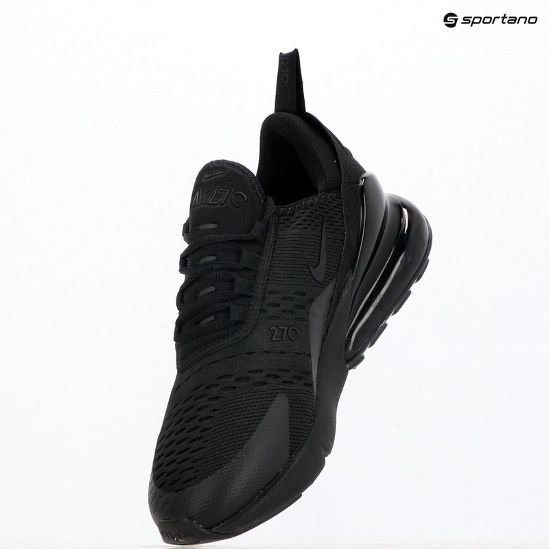 Nike Air Max 270 vyriški bateliai black/black/black 17