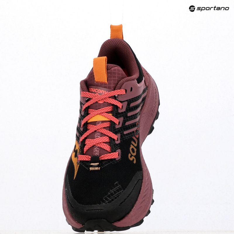 Moteriški bėgimo batai Saucony Ride Trail 2 black/terra 15