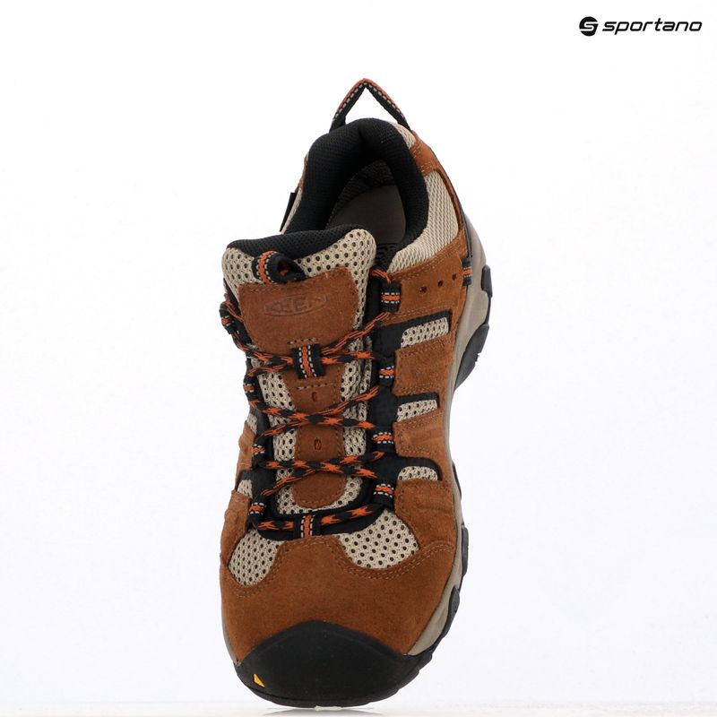 Vyriški žygio batai KEEN Headout Waterproof bison/fossil orange 11
