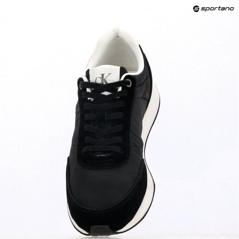 Moteriški batai Calvin Klein YW0YW01990 Retro Runner Lace Up Nylon MG black/bright white 9