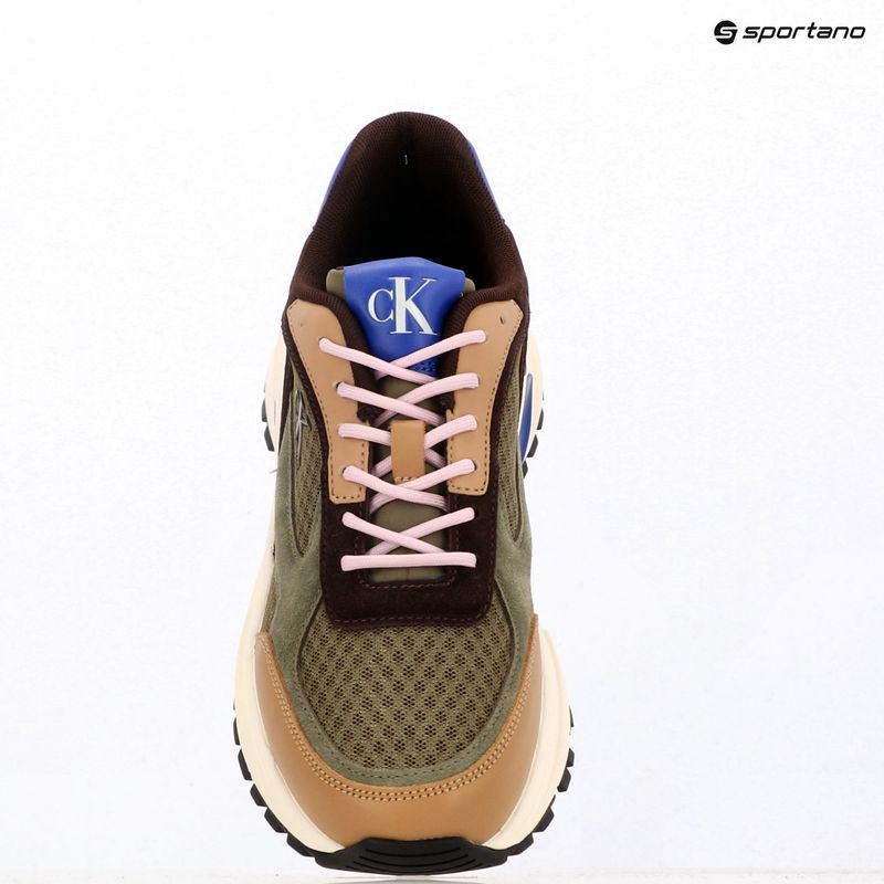 Vyriški batai Calvin Klein YM0YM01379 Hike Runner Mesh MIX cumin/burnt out/khaki/purple blue 9