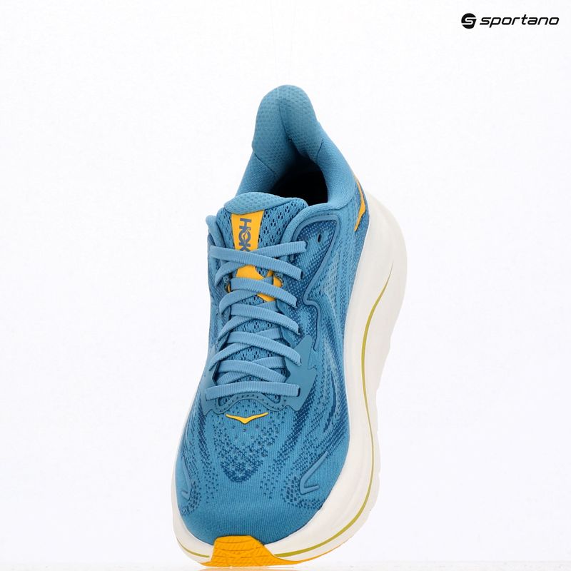 Vyriški bėgimo bateliai HOKA Clifton 10 alpine blue/foggy night 18