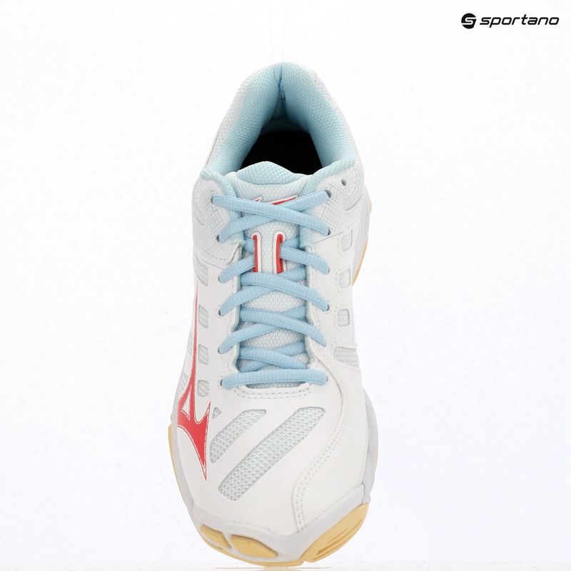 Moteriški tinklinio batai Mizuno Wave Voltage 2 white/calypso coral/pale banan 9
