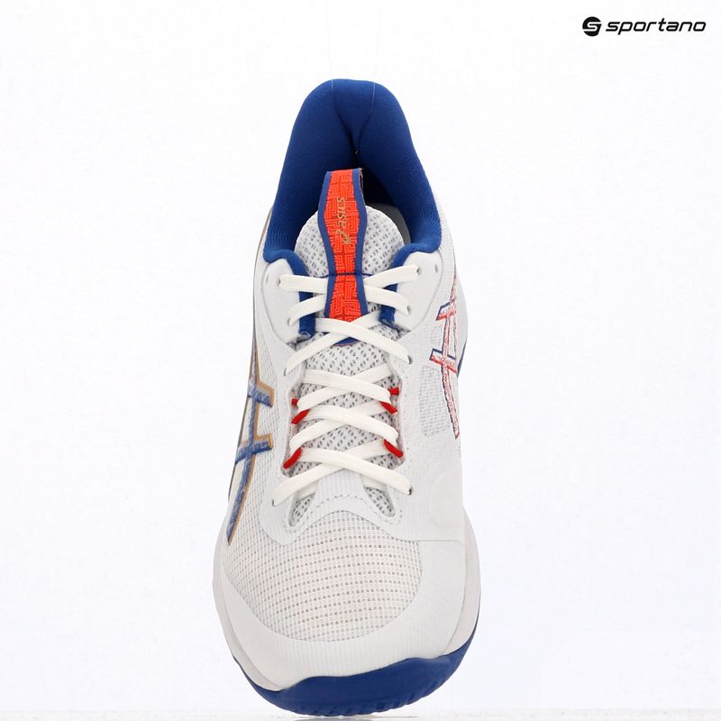 Vyriški tinklinio batai ASICS Netburner Ballistic FF 4 balti/asics mėlyni 10