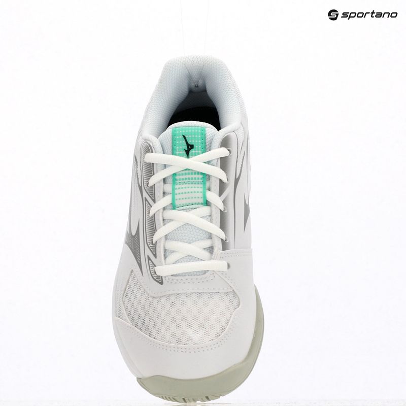 Vaikiški tinklinio batai Mizuno Cyclone Speed 5 white/black/frozen emerald 13