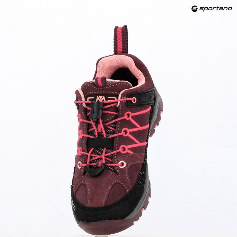 Vaikiški žygio batai CMP Rigel Low Wp plum/peach 12