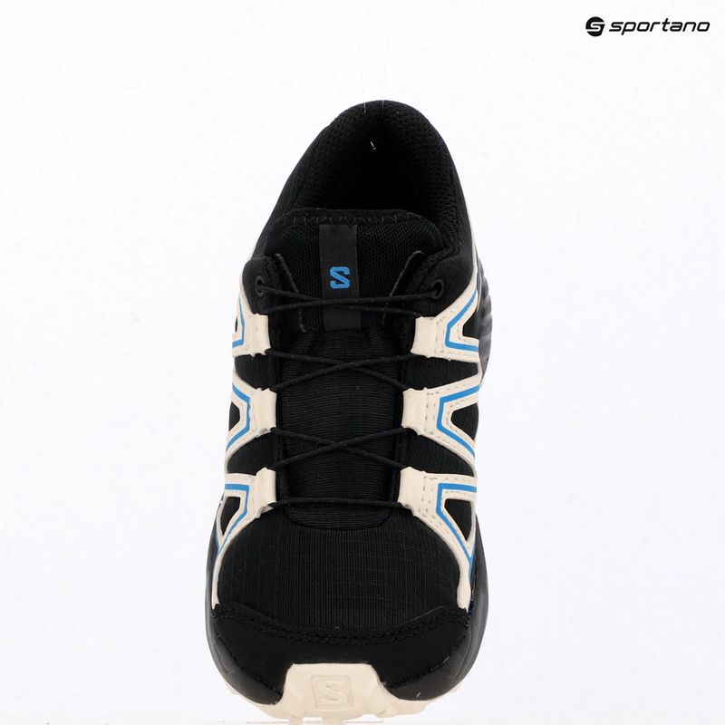Vaikiški bėgimo bateliai Salomon Speedcross Waterproof black/vanilla ice/french blue 15