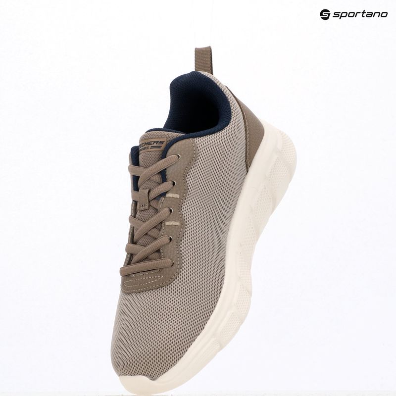 Vyriški batai Skechers Bobs Sport B Flex Icy Edge taupe 7