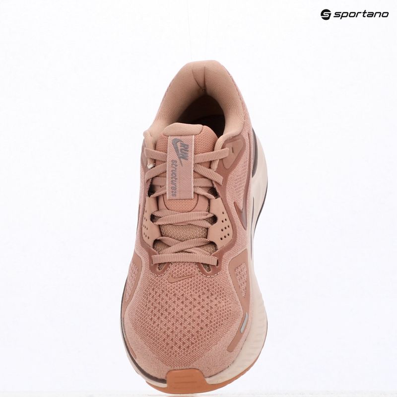 Moteriški bėgimo bateliai Nike Structure 26 particle pink/taupe grey/silt red/metal rose gold 12