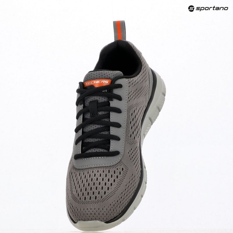 Vyriški batai Skechers Track Leshur anglies/oranžinės spalvos 9