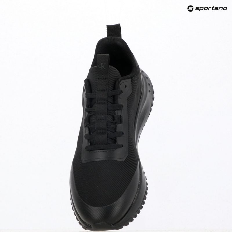Vyriški batai Calvin Klein YM0YM01442 Eva Runner Lace Up Mat Mix 0GJ triple black 9