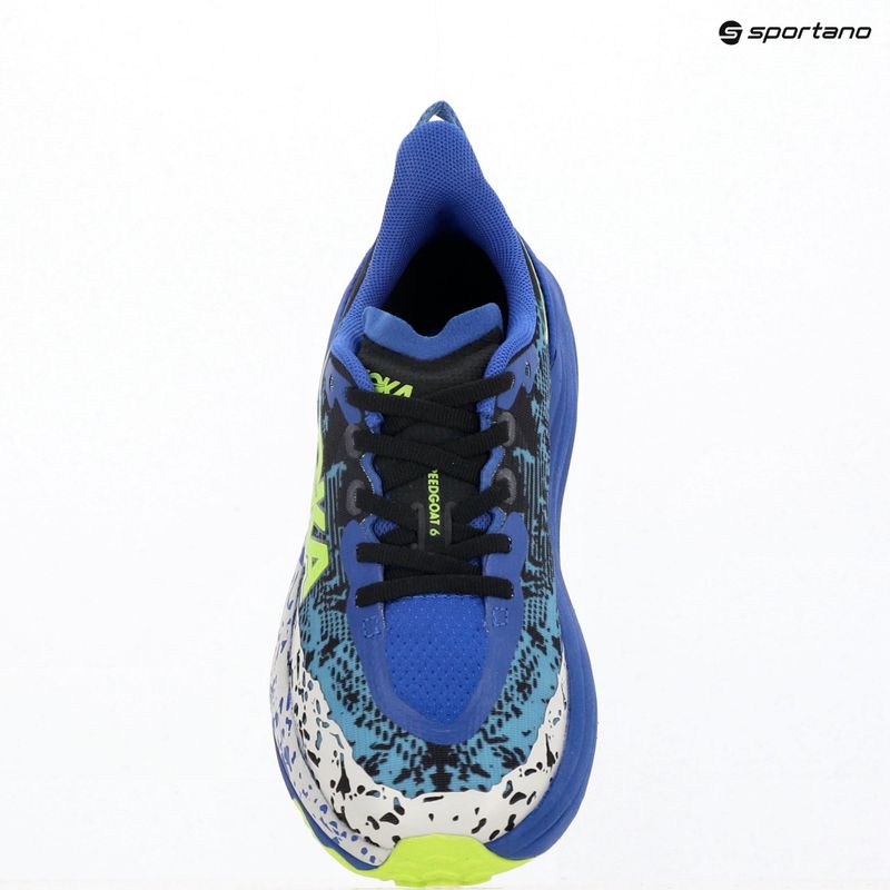 Vaikiški bėgimo bateliai HOKA Speedgoat 6 night sky/neon lime 17