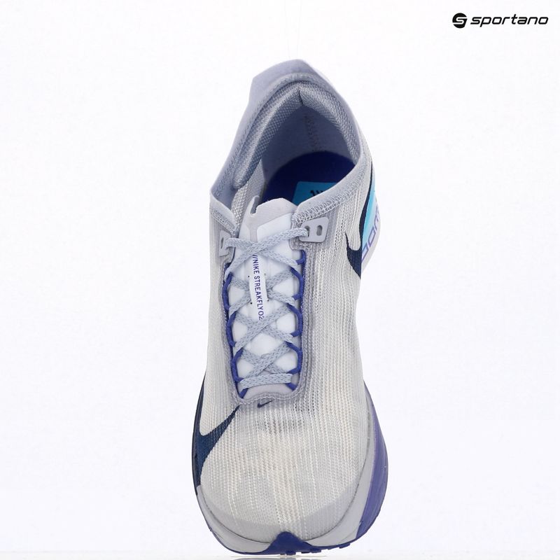 Vyriški bėgimo bateliai Nike Streakfly 2 ghost/persian violet/blue lightning/blue void 11