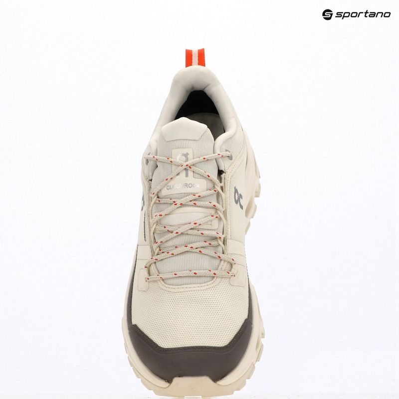 Vyriški turistiniai batai On Cloudrock Low Waterproof dramblio kaulo spalvos/dramblio kaulo 15