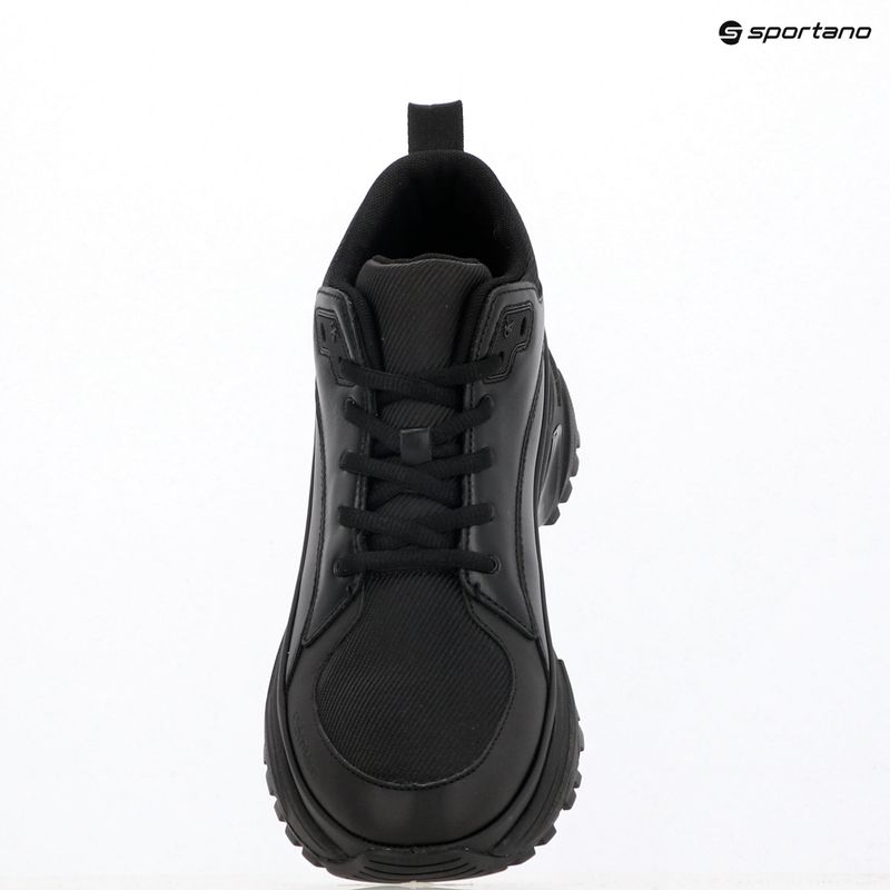 Vyriški batai Calvin Klein YM0YM01418 Hike Runner Mid Laceup Tech Mix triple black 9