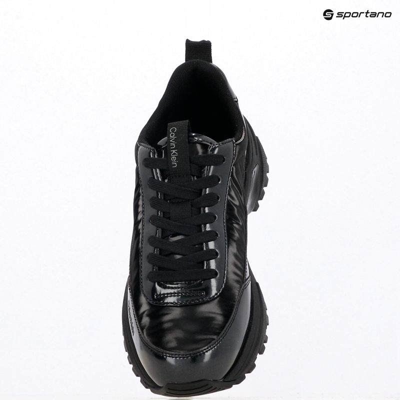Moteriški batai Calvin Klein YW0YW02043 Hike Runner Lace Up Pearl Nylon triple black 9