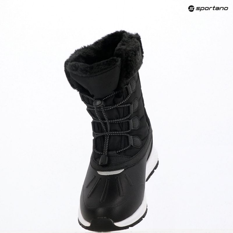 Viking Footwear Equip Warm Waterproof Zip juodi/granitiniai vaikiški sniego batai 10