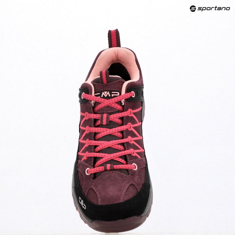 Paauglių žygio batai CMP Rigel Low Wp plum/peach 9