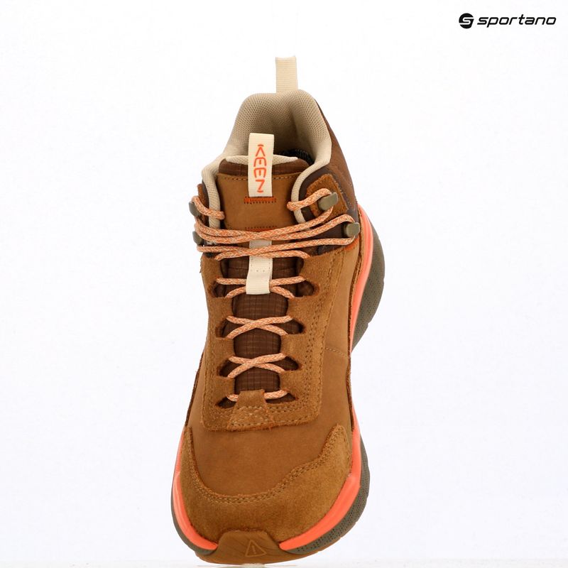 Moteriški žygio batai Keen Leiki Leather Mid Waterproof chipmunk/bison 9