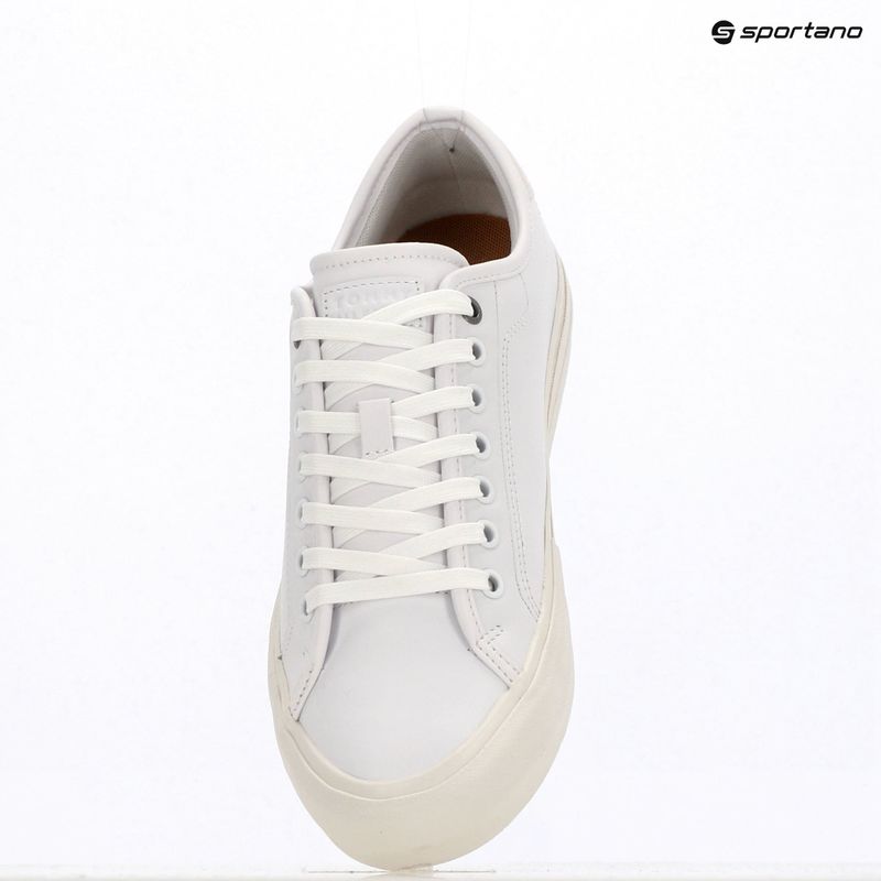 Vyriški sportiniai bateliai Tommy Hilfiger Street Leather Stitch white 9