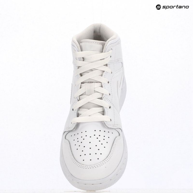 Vaikiški batai Nike Jordan 1 Mid white/white/white 9