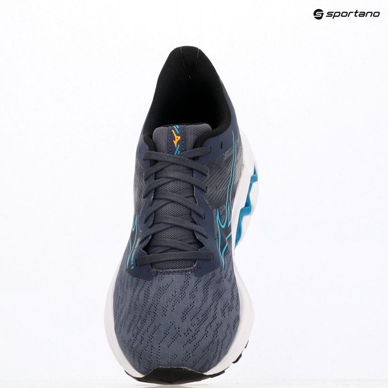 Vyriški bėgimo bateliai Mizuno Wave Equate 9 odyssey gray/capri breeze/black 9