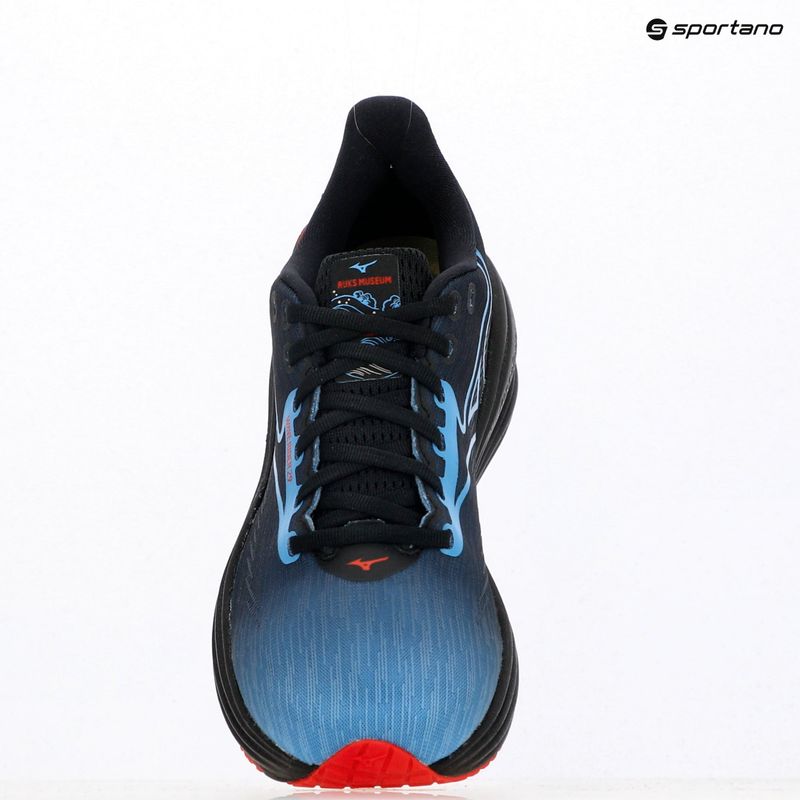 Bėgimo batai Mizuno Wave Rider 29 amsterdam black/all aboard/high risk red 15