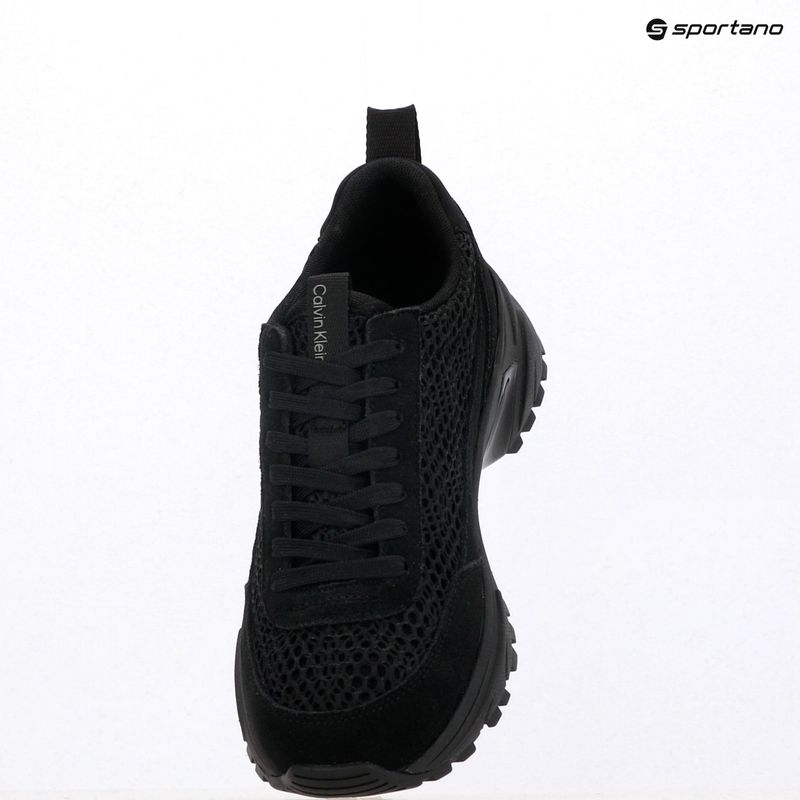 Moteriški batai Calvin Klein YW0YW02030 Hike Runner Lace Up Techmix triple black 9