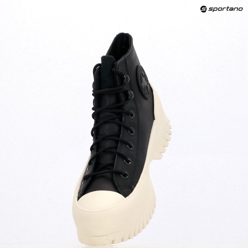 Moteriški sportbačiai Converse Chuck Taylor All Star Lugged Winter 2.0 black/bold mandarin/egret 9