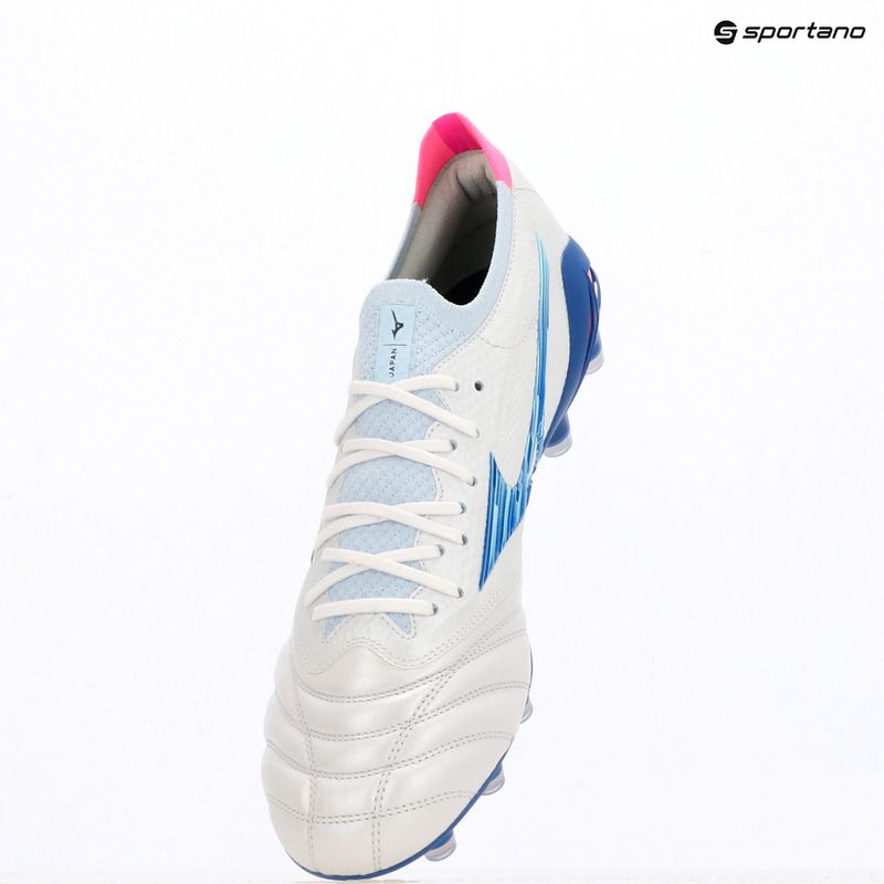 Vyriški futbolo batai Mizuno Morelia Neo IV β Japan Fg white/tanager turquoise/pink tetra 9