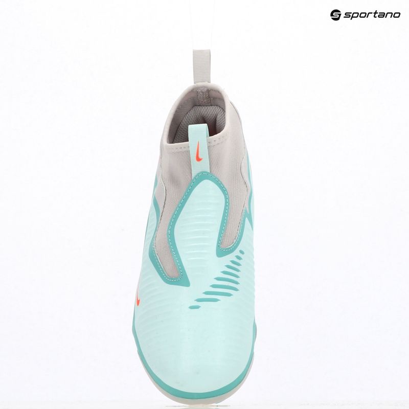 Vaikiški futbolo bateliai Nike United Phantom 6 High Academy Jr FG/MG pistachio frost/hyper orange 9
