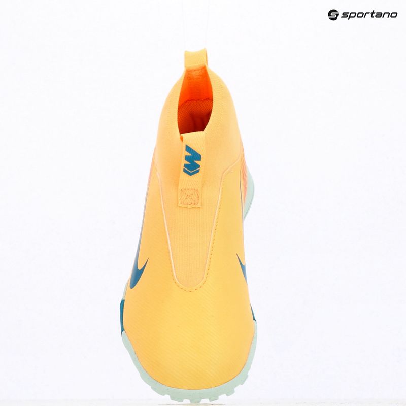 Vaikiški futbolo bateliai Nike Mercurial Superfly 10 Academy Kylian Mbappé Jr TF melon tint/igloo 9